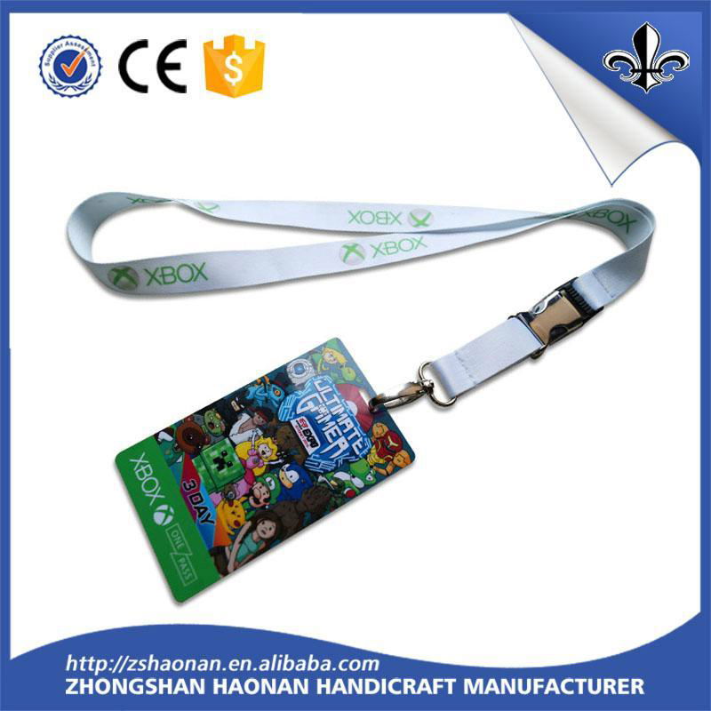 Custom personalized lanyard bottle hanger lanyards id card badge holder 2