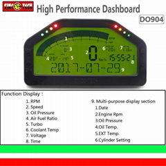 DO904 OBD dashboard gauges