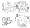 医疗器用泵 DC50C  扬程7米 流量40L/M 2