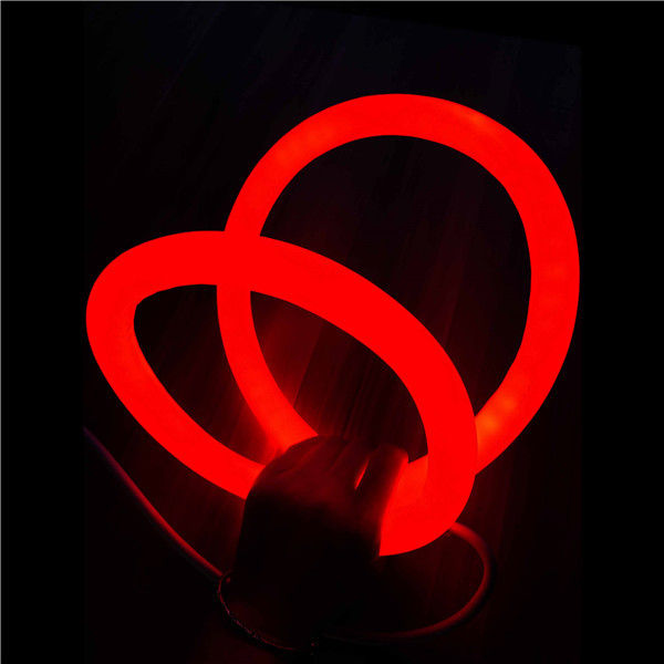 China electric led red color opaque jacket bendable neon sign led neon flex 