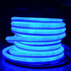 programmable blue color flexible linear bendable led neon flex