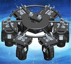 High-speed rotating lighthouse rotating lighting circle truss for moving head