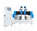 JINAN stone marble cnc machine with rotary axis 1