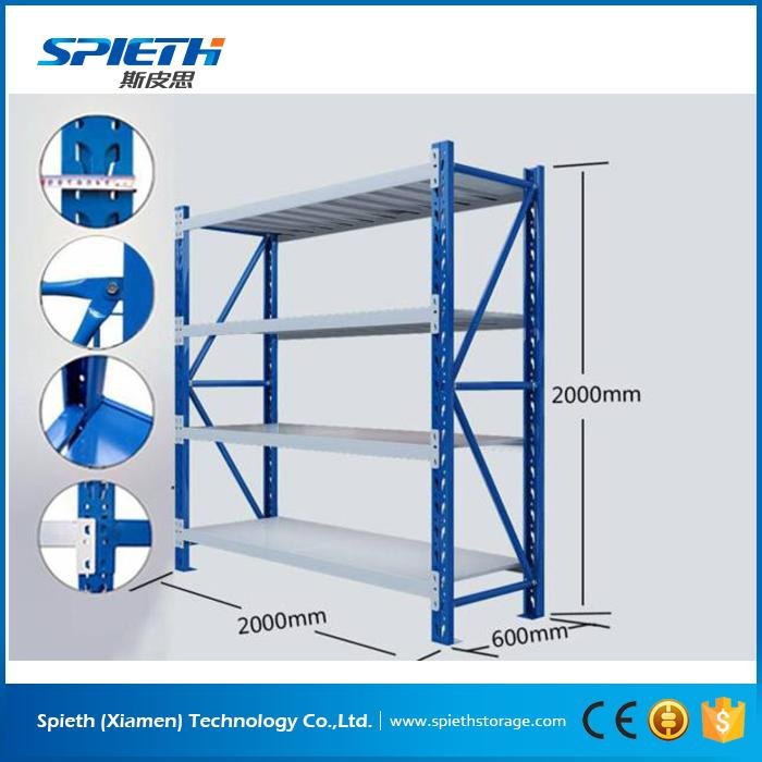 Safe Storage Steel Q235 Longspan Shelving