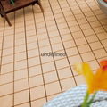 30x30cm non slip roofing glazed white ceramic interlocking flooring tile design 