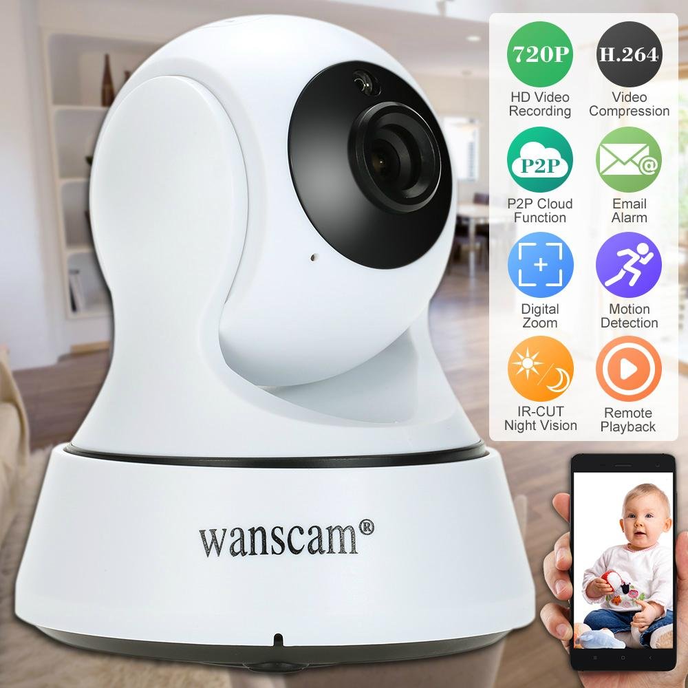 Wanscam HW0036 720P onvif one key setting indoor PTZ ip camera 4