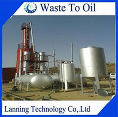 waste oil recycling machine to diesel