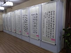 上海画展挂画展示使用的展板架白