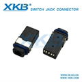 Factory direct 3.5 headphone jack 3.5 headphone audio socket   patch type 1