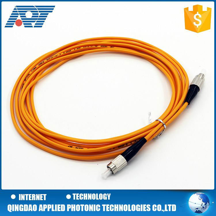 Single mode simplex or duplex fiber optic cable APC fiber optic patch cord