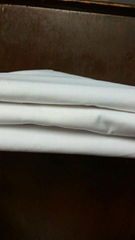 Extra width 100%cotton plain poplin woven 106g-138g white sheet fabric