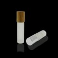amber frost roll on glass bottle with bamboo lid 4
