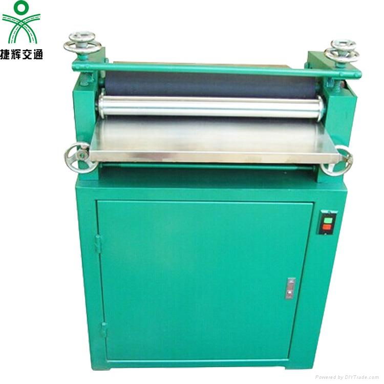 License plate mimeograph number plate roll coating machine