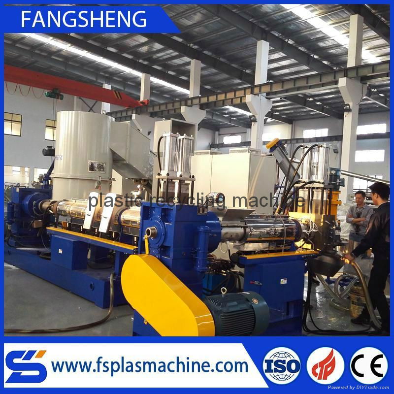 Fangsheng popular agglomerator pelletizer pe pp recycling pelletizing machine 4