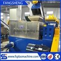 plastic rubber tyre and waste film woven bags recycling machine 4