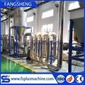 plastic rubber tyre and waste film woven bags recycling machine 5