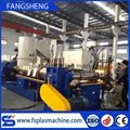 Waste nylon plastic woven bags recycling extruder machine 2