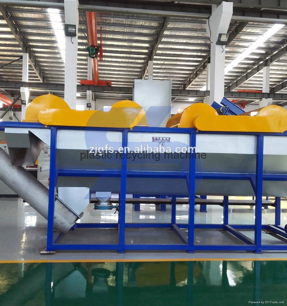 Scrap pet bottles crushing washing and drying production equipment 2