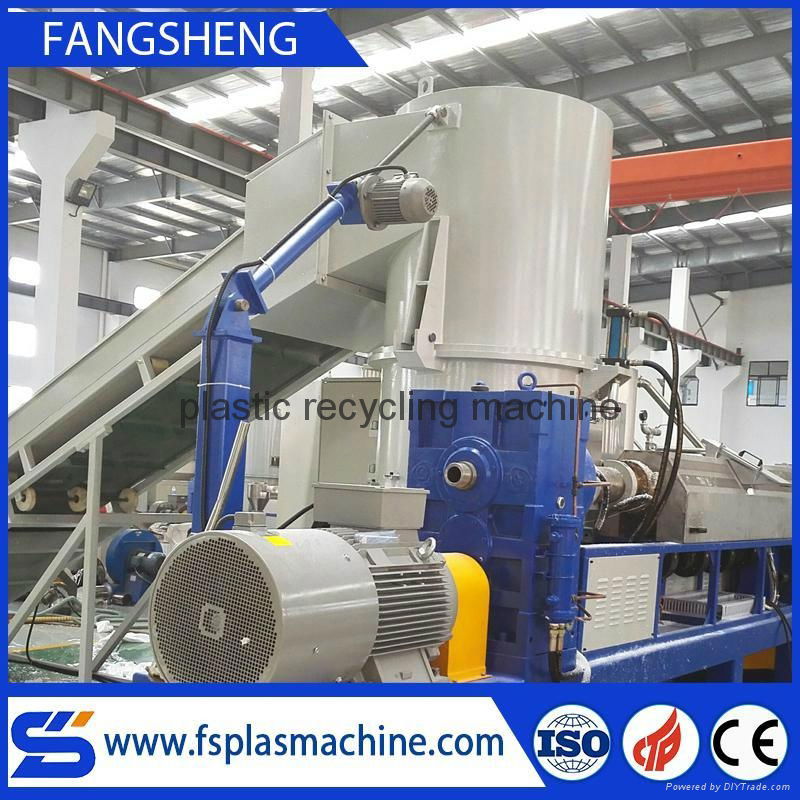 High capacity waste plastic pe film pellets making machine