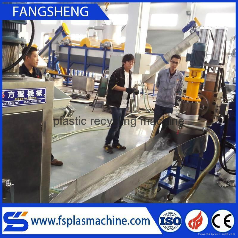 High capacity waste plastic pe film pellets making machine 4