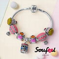 Personalized Charm or Bead Bracelet 925 sterling silver bracelet 2