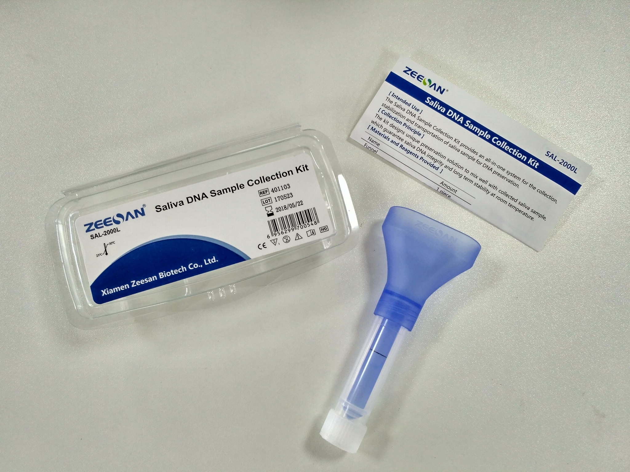 Saliva DNA Sample Collection Kit Zeesan (China Manufacturer