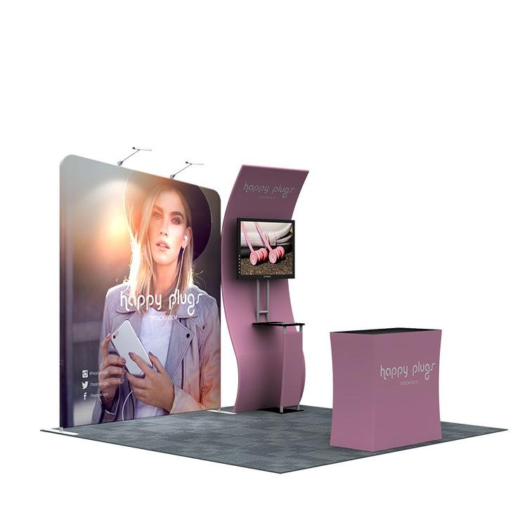 Whoesale Advertising Photo Backdrop Portable Exhibition Booth 2