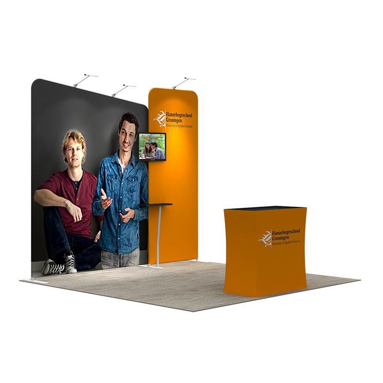 Whoesale Advertising Photo Backdrop Portable Exhibition Booth 4