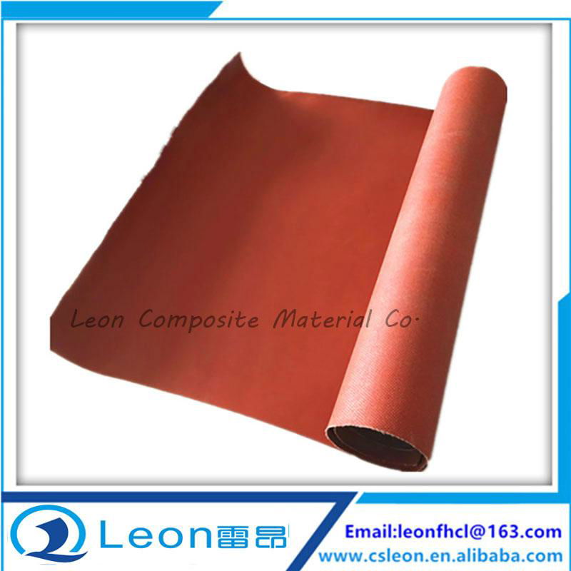 One side silicon coated fiberglass fabric with 0.8mm thickness 2