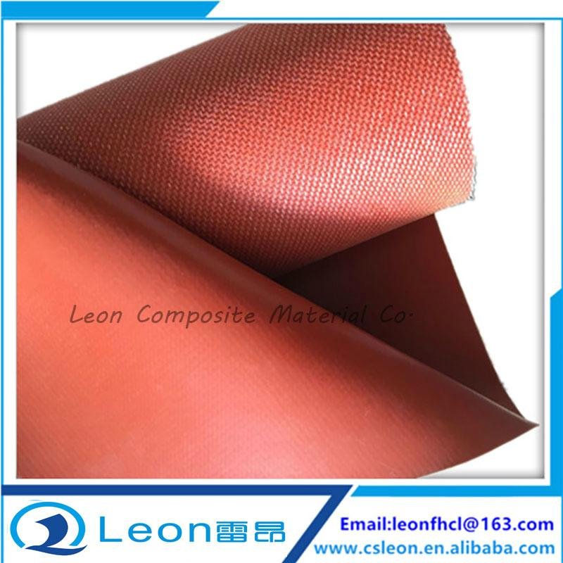 One side silicon coated fiberglass fabric with 0.8mm thickness 4