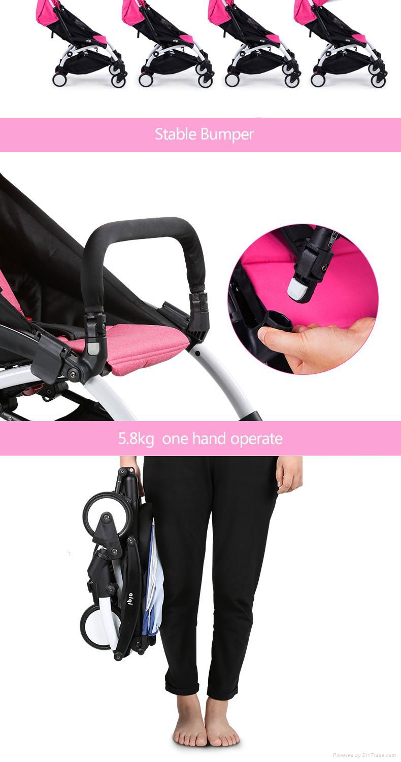 Luxury  360°  Automated   Colorful   Prevent   Shock  Baby  Stroller   2