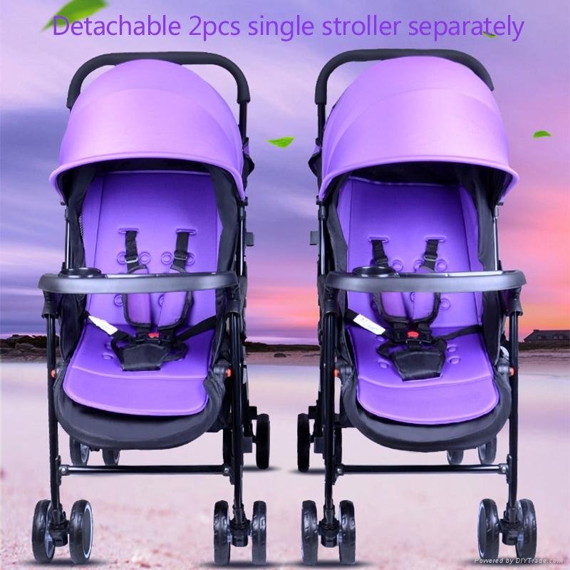 High Seat  2pc  Single  Detachable  Baby  Stroller   5