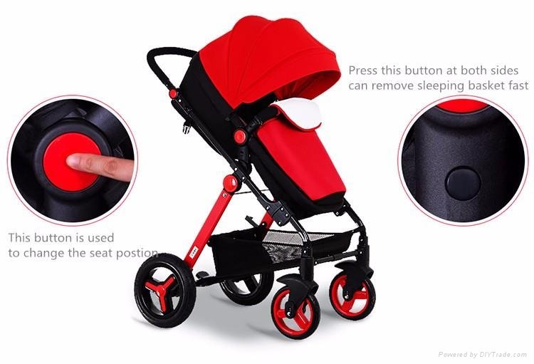 China  Hot -sale Product   Safety  Certificate   Folding  Baby  Stroller 4