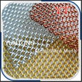 Luster Metallic Coil Drapery Mesh Curtain