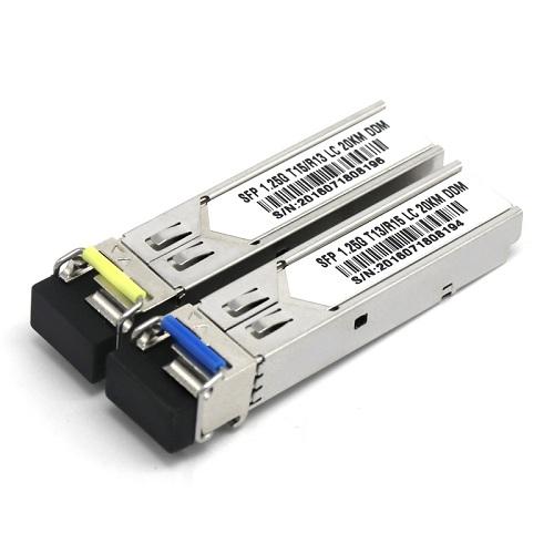 High quality cheap price WDM 10km/20km SFP module 10g bidi 2