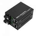 10/100Mbps 20km single fiber optic audio & video converter equipment