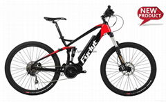 27.5'' Bafang Mid-drive Full Suspension Electric Bike