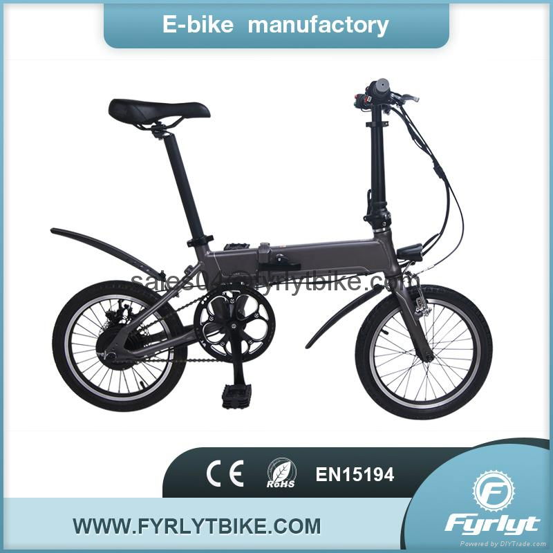 16'' Electric folding bike FYFB1601 Fyrlyt (China Manufacturer