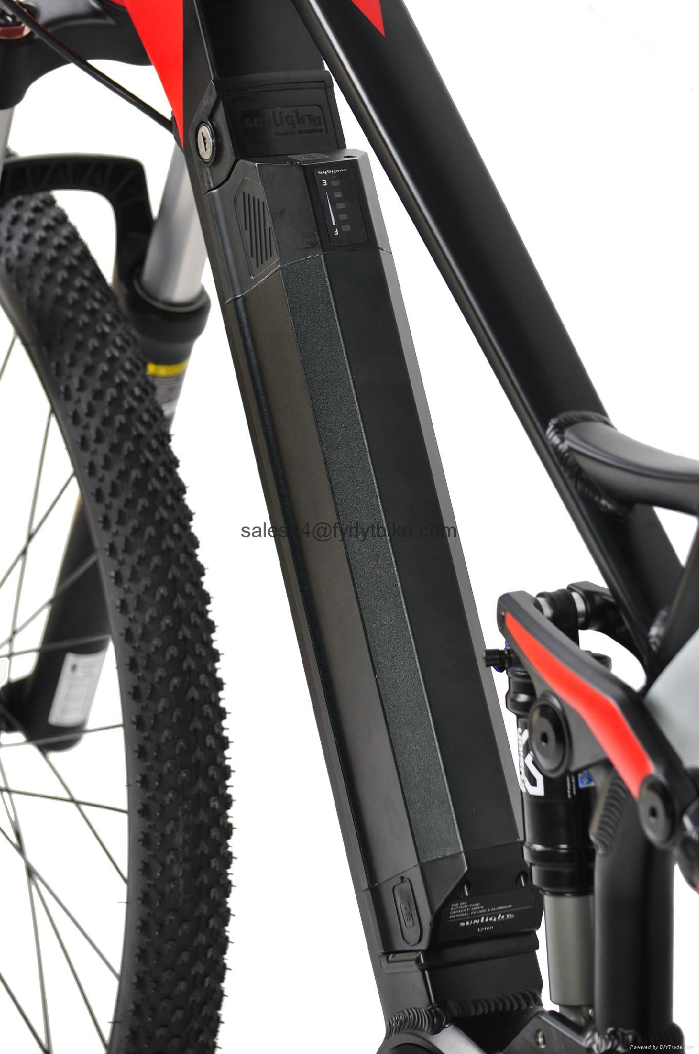 27.5'' Bafang Mid-Drive Dual Suspension Electric Bike 4