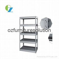 Good and easy assembled storage used light-duty rack for shopping mall