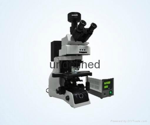 Research grade fluorescence microscope MF43 has 6-position epi fluorescence illu