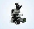 Research grade fluorescence microscope