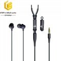 Hot Selling Stereo Zipper Cable in-Ear Earphones