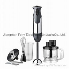 2 rating speeds and stepless speed adjustment hand blender