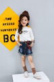 2017 New Arrival Girls Jeans Skirt On