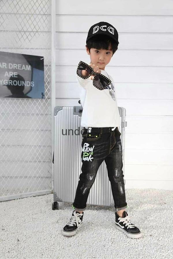 Skinny Spring Autumn Boys Jeans Children Trousers Manufacture 3