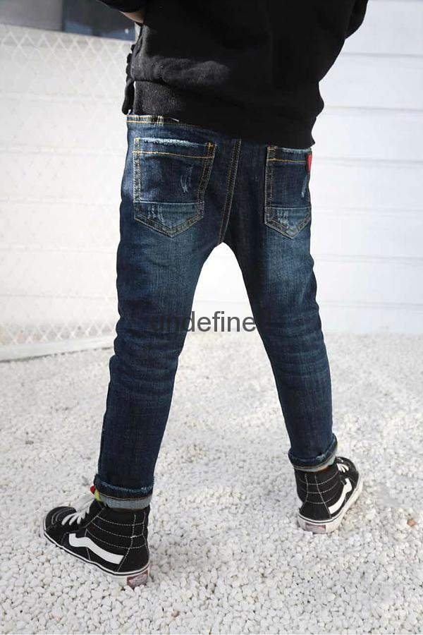 Baby & kids Clothing Boys Jeans Ripped Supplier 3