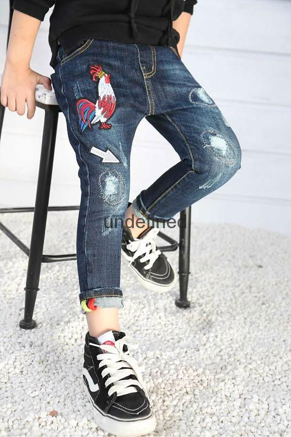 Baby & kids Clothing Boys Jeans Ripped Supplier 4