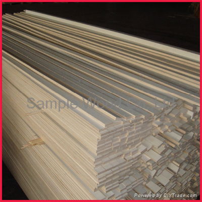  curved wooden slats melamine paper wooden  slats poplar  slats 2