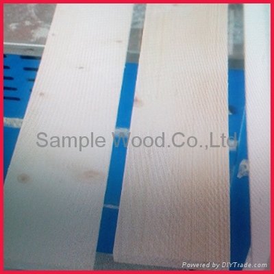  curved wooden slats melamine paper wooden  slats poplar  slats 4